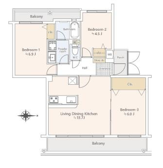 【間取り】 | テラス久我山