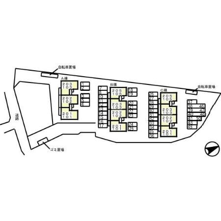 賀茂川ガーデンプレイス　Ｂの区画図