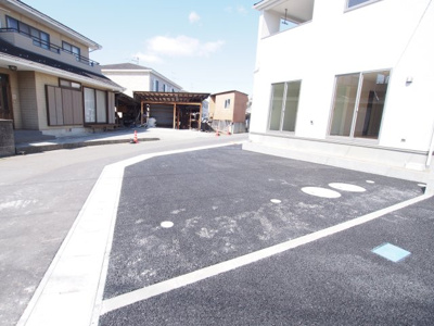 【駐車場】 | Cradle garden　郡山市富久山町福原第１９　４号棟