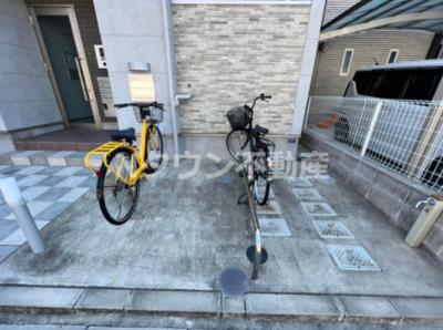【その他共用部分】 | ハーモニーテラス田幡 | 自転車置き場です。