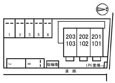 【区画図】 | サンシャイン引野 | 配置図