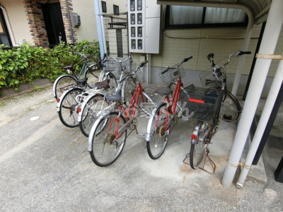 【駐車場】 | ヒルズ山下Ⅱ | 駐輪場