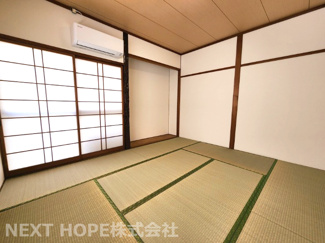 【和室】 | 尼崎市水堂町４丁目中古戸建 | ２階和室８帖です♪エアコン付きです！！