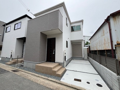 【外観】 | 神戸市垂水区御霊町2期　新築戸建1号棟　仲介手数料無料！ | 外観もきれいです
