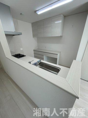 茅ヶ崎市今宿 戸建のキッチン|きれいなキッチンです