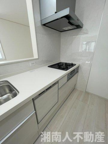 茅ヶ崎市今宿 戸建のキッチン|コンパクトなキッチンで掃除もラクラク