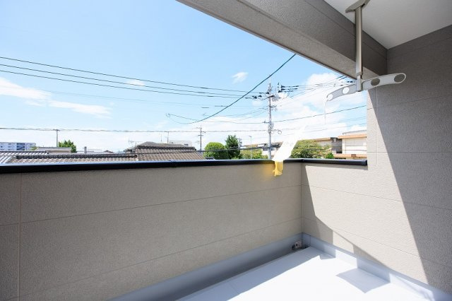 サンコート　筑後市西牟田のバルコニー