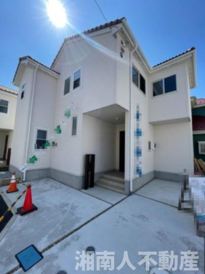 茅ヶ崎市今宿　新築戸建ての外観|外観は落ち着いています