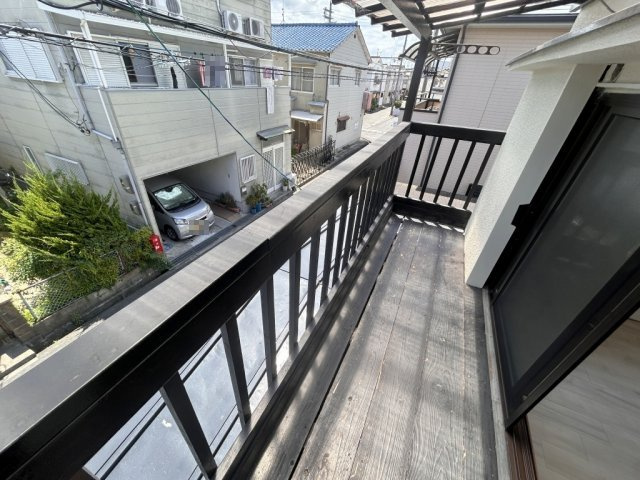 大和高田市甘田町の一戸建てのバルコニー