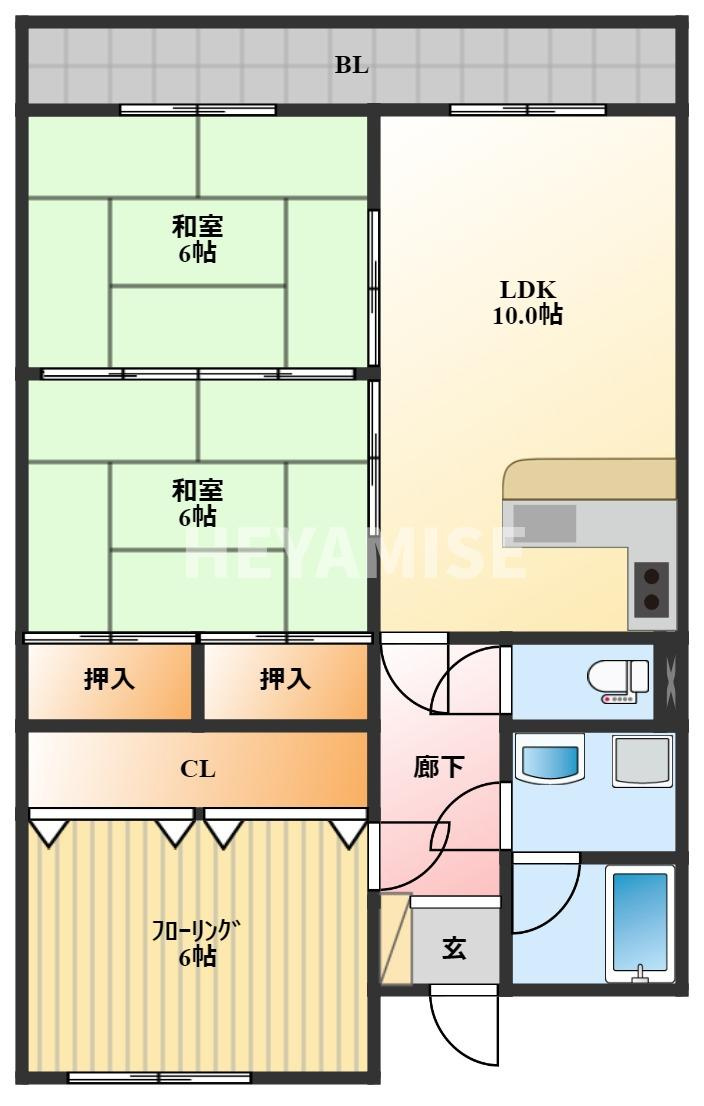 NOVAPORTの間取り