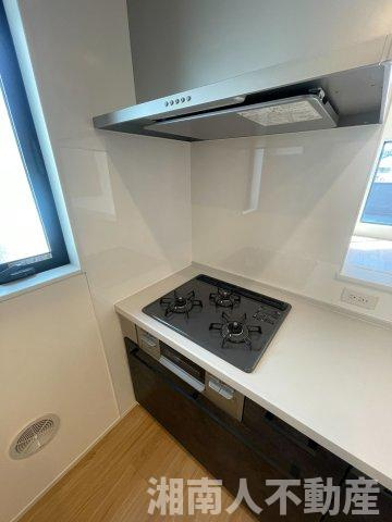 茅ヶ崎市今宿　新築戸建てのキッチン|お料理しやすいキッチンです