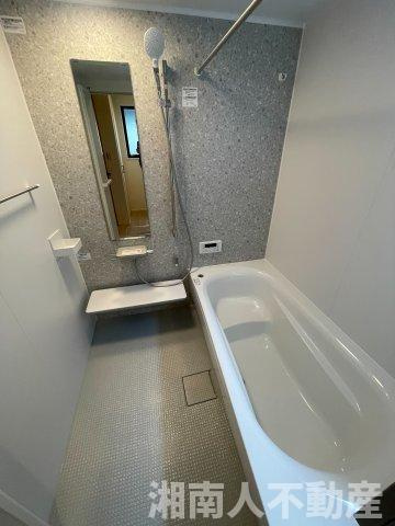 茅ヶ崎市今宿　新築戸建ての浴室|お風呂です