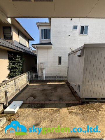 平塚市南原3丁目　中古戸建の庭