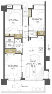 【間取り】 | レーベンハイム東伏見Ⅰ | レーベンハイム東伏見Ⅰ