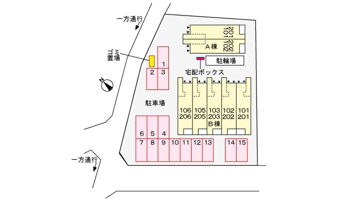 シュタット Aの区画図