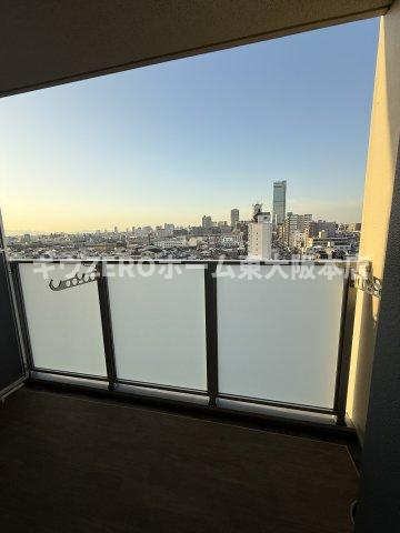 ラクラス阿倍野元町のバルコニー