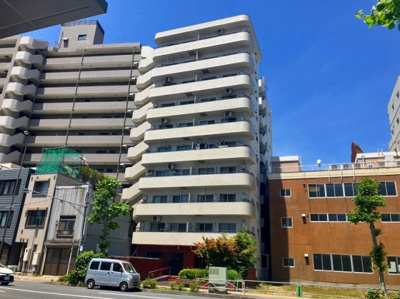 【外観】 | 朝日言問マンション　8階　角　部屋　リ　ノベーション済