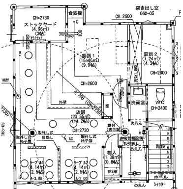 草津市大路1丁目　貸店舗事務所の間取り|70.38㎡