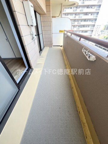 大阪市鶴見区横堤４丁目の賃貸マンションのバルコニー