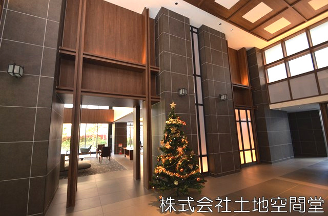 グランリビオ高見七条　桜の杜のエントランス|12/4撮影