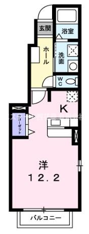 カーサ・セレーノBの間取り