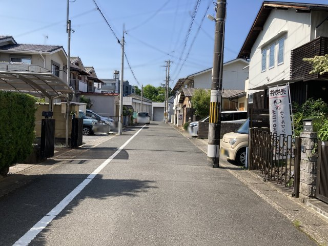大宮田尻町の前面道路含む現地写真