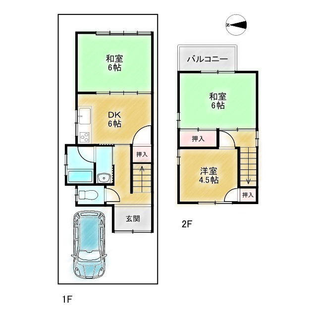 大宮田尻町の間取り