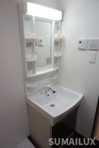 熊本市中央区新大江１丁目の賃貸マンションの独立洗面台