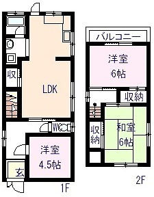 【間取り】 | 和泉市上町戸建
