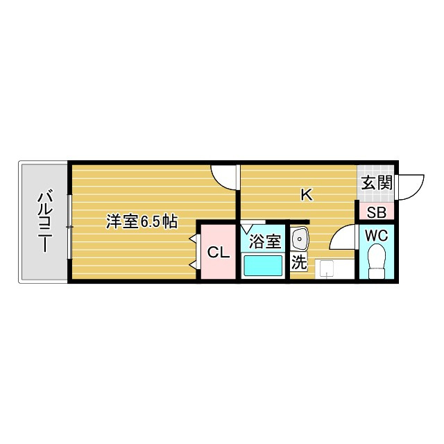 クローバーハイツ豊島の間取り