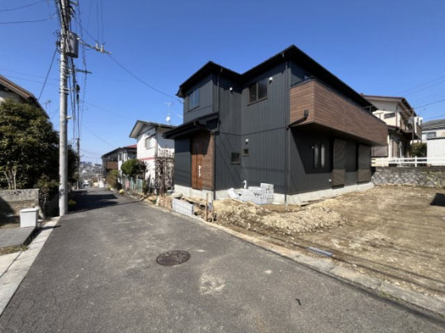 祝：成約済み　八王子市　長沼町　新築戸建て　の前面道路含む現地写真|～仲介手数料無料☆八王子ひなた不動産～八王子市長沼町　新築戸建て
