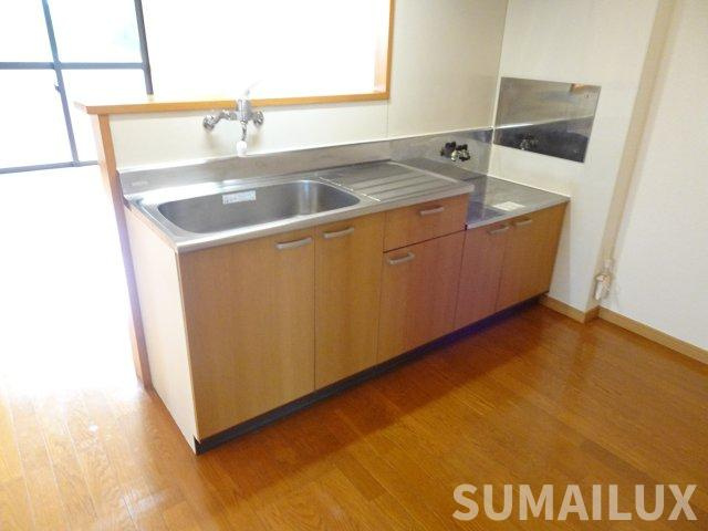 熊本市東区長嶺東３丁目の賃貸マンションのキッチン