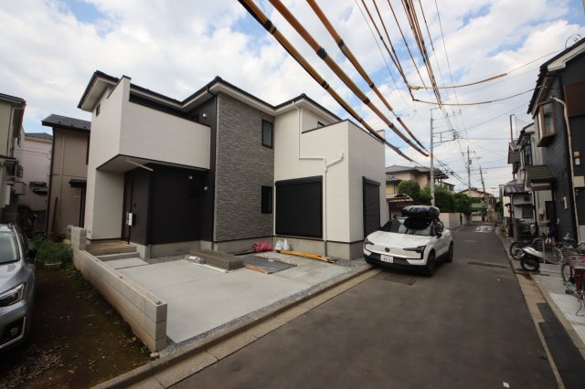 【外観】 | 《仲介手数料無料》浦和区瀬ヶ崎５丁目34-17(全1戸)新築一戸建てケイアイグレース | 撮影日 2025年6月27日 15:30 晴れ