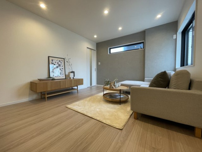 【居間・リビング】 | 灘区篠原南町4丁目　新築戸建て