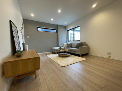 【居間・リビング】 | 灘区篠原南町4丁目　新築戸建て
