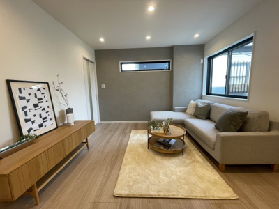 【居間・リビング】 | 灘区篠原南町4丁目　新築戸建て