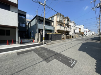 【前面道路含む現地写真】 | 灘区篠原南町4丁目　新築戸建て