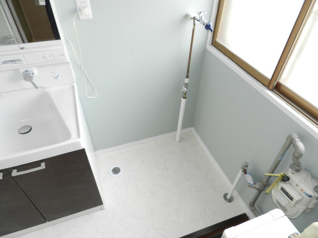 室蘭市白鳥台1丁目9-4戸建の洗面所