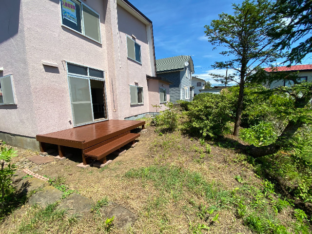 室蘭市白鳥台1丁目9-4戸建の庭