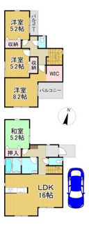 【間取り】 | 川西市西多田2丁目5の41　3号棟　新築一戸建て