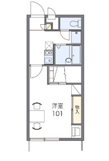 【間取り】 | レオパレスけやき台 | 画像2
