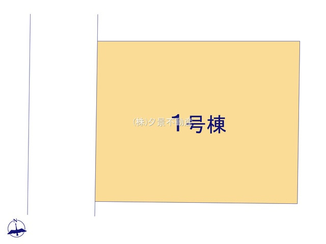 《仲介手数料無料》岩槻区宮町２丁目6-3(全1戸)新築一戸建てリナージュの区画図