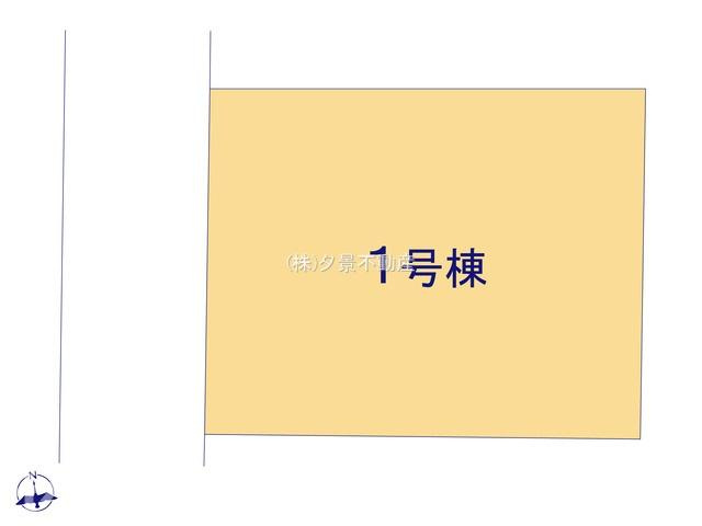 《仲介手数料無料》岩槻区宮町２丁目6-3(全1戸)新築一戸建てリナージュの区画図