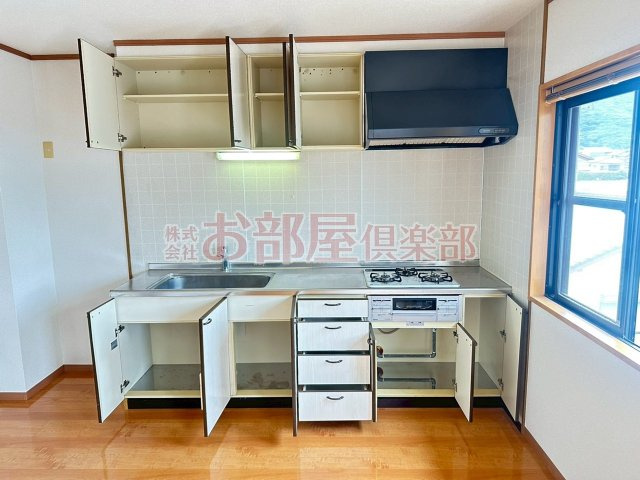 亀幸園ハイツのキッチン|お料理しやすいキッチンです