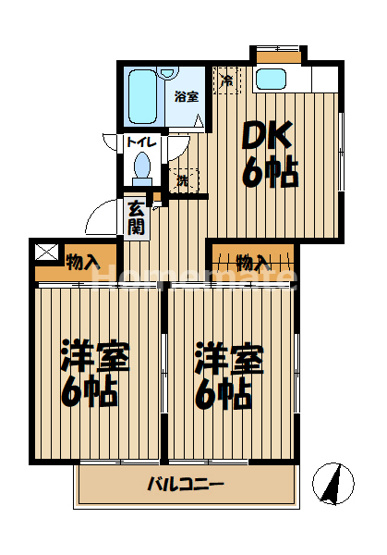 【間取り】 | エイトパームB