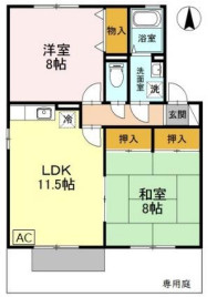 ウィンディビレッジ　B棟の間取り