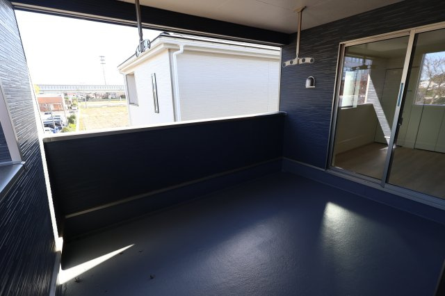 《仲介手数料無料》西区大字宝来1279-1新築一戸建てクレイドルガーデンのバルコニー|撮影日 2025年11月10日 13:45 晴れ