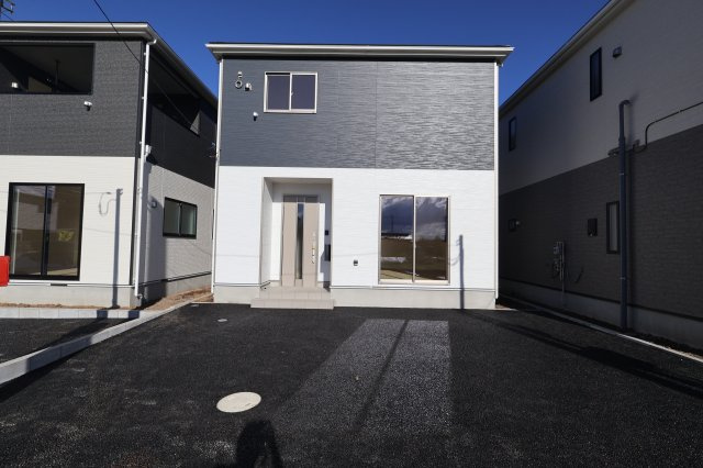 《仲介手数料無料》西区大字宝来1279-1新築一戸建てクレイドルガーデンの外観|撮影日 2025年11月10日 13:45 晴れ