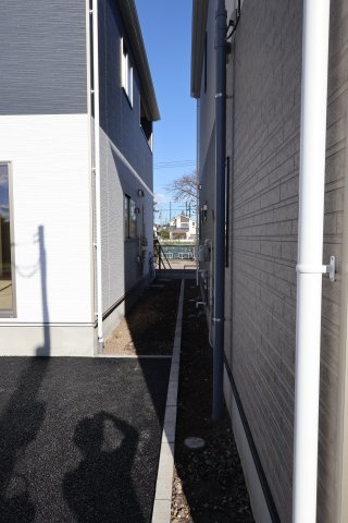 《仲介手数料無料》西区大字宝来1279-1新築一戸建てクレイドルガーデンの外観|撮影日 2025年11月10日 13:45 晴れ