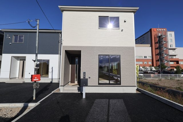 《仲介手数料無料》西区大字宝来1279-1新築一戸建てクレイドルガーデンの外観|撮影日 2025年11月10日 13:45 晴れ